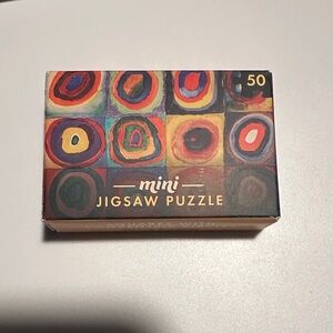 Mini Jigsaw Puzzle - Colorful Circles - 50 pieces